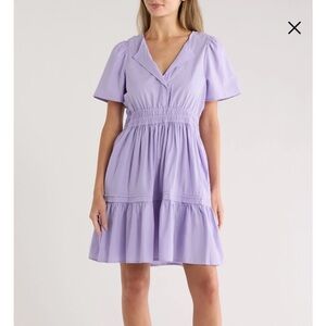 StichdropChic raspberry color Skater Dress